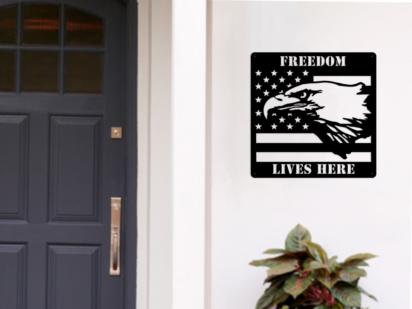 Freedom Lives Here Sign